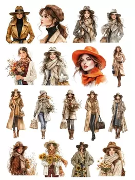 БЛИНГИРД, наклейки, бумага, хаки, девочки