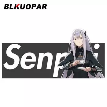 BLKUOPAR 13 см Senpai Sakurajima Mai Echidna Rem Kawaii Youth Студенческая девушка автомобильные наклейки Kirisu Mafuyu Nakano Miku аниме автомобиль Slap