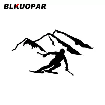 BLKUOPAR альпийские лыжи, автомобильная наклейка, модная солнцезащитная водостойкая наклейка на лобовое стекло, автофургон, ноутбук, фургон, бампер, защита двери багажника автомобиля