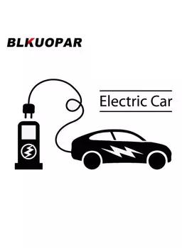BLKUOPAR электрическая зарядная станция, автомобильные наклейки, наклейки, устойчивые к царапинам, высечка для ноутбука, защита двери мотоцикла