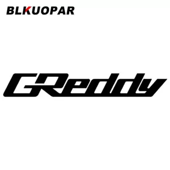 BLKUOPAR для GREDDY, автомобильные наклейки, индивидуальные солнцезащитные наклейки с защитой от царапин, водонепроницаемые высечки, бампер, автомобильные аксессуары