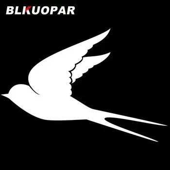 BLKUOPAR для летающей ласточки, силуэт, автомобильные наклейки, простой стиль, модный Декор на лобовое стекло, автомобильная этикетка