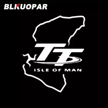 BLKUOPAR Isle Of Man TT карта гоночный автомобиль наклейка наклейка графика высечка окна багажник бампер караван защита двери автомобиля
