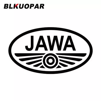 BLKUOPAR JAWA логотип графика личность Водонепроницаемая наклейка багажник шлем мотоцикл лобовое стекло бампер гоночный автомобиль Наклейки для декора