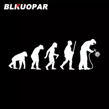 BLKUOPAR Эволюция мужчины сварщика наклейки окклюзия царапина высечка холодильник топливный бак крышка Стайлинг
