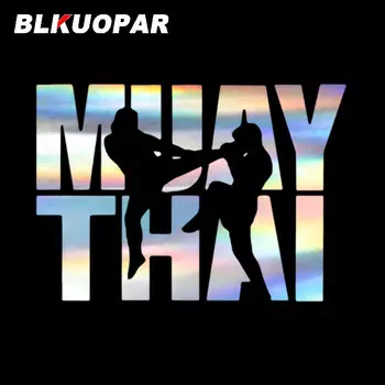 BLKUOPAR Муай Тай автомобильные наклейки виниловая индивидуальная наклейка водостойкая устойчивая к царапинам багажник украшение на холодильник автомобильные аксессуары