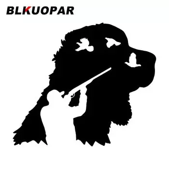 BLKUOPAR охотничьи птицы в тени собак, автомобильные наклейки, переводки, яркая и интересная графика, Windows, ярлык фургона