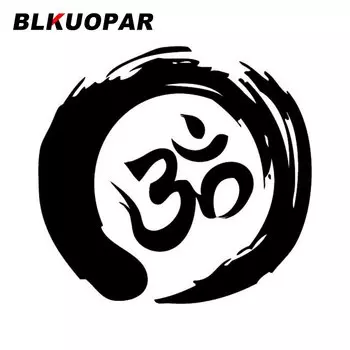 BLKUOPAR Ом Будда индуистский Йога символ Автомобильные наклейки DIY аниме высечка окклюзия царапина солнцезащитный Графический автомобиль этикетка
