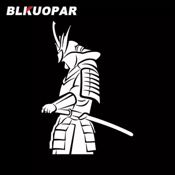 BLKUOPAR японский самурай карате Кендо икона логотип наклейка силуэт графика Фотоэлементы Windows багажник Автомобильная дверь протектор