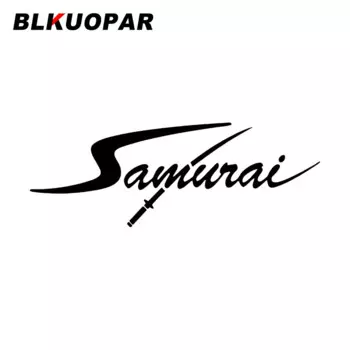 BLKUOPAR японский самурай узор текст автомобильные наклейки катана наклейка водостойкая высечка холодильник JDM автомобильные аксессуары
