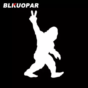 BLKUOPAR Sasquatch Yeti знак силуэт автомобильные наклейки крутая виниловая наклейка личность окна топливный бак крышка автомобиля этикетка
