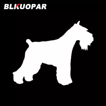 BLKUOPAR шнауцер собака животное силуэт автомобильные наклейки наклейка графика вырезанный бампер окна багажник ноутбук автомобильный Стайлинг
