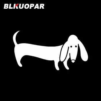 BLKUOPAR такса икона Автомобильная наклейка оригинальная Солнцезащитная Водонепроницаемая наклейка забавная доска для холодильника защита двери автомобиля