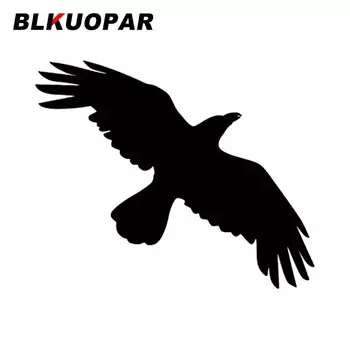 BLKUOPAR Ворон силуэт автомобильные наклейки высечки водонепроницаемые наклейки творческие окклюзии царапины декор для холодильника виниловая пленка для автомобиля
