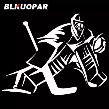 BLKUOPAR, вратарь, хоккей на льду, игрок, наклейка с защитой от царапин, личный багажник, лобовое стекло
