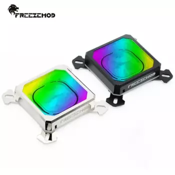 Блок водяного охлаждения процессора FREEZEMOD для Intel LGA 1700/1200/1156/1155/1151/1150, медный кулер для компьютера, 5 В, Aura SYNC