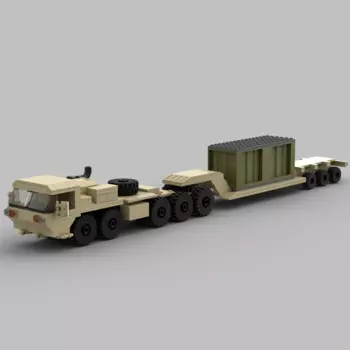Блоки для внедорожных транспортеров MOC-XM 194902 Модель грузовика, кирпичи, высокотехнологичные частицы, детский комплект игрушек для здания, подарок для мальчиков