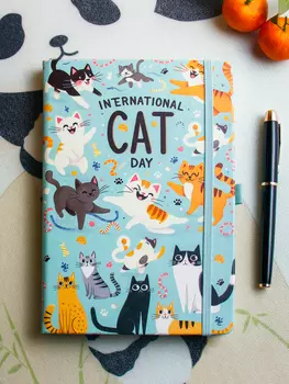 Блокнот Cat Notebook PU 200 страниц