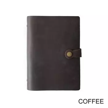 Блокнот handnote WLN102-A5 коричневый кожаный