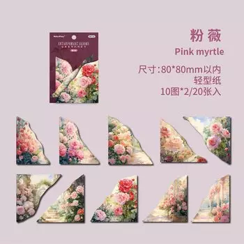 Блокноты Alideco, 20 шт., бумага, ретро