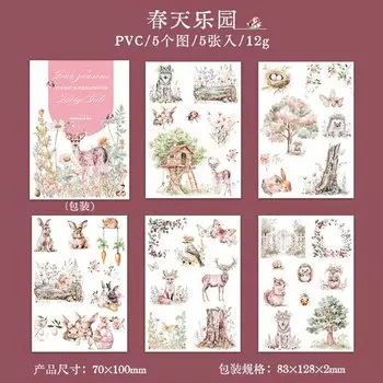 Блокноты Alideco 5 шт., бумага, сказки четырех сезонов