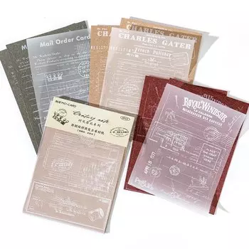 Блокноты Alideco, набор из 9 штук