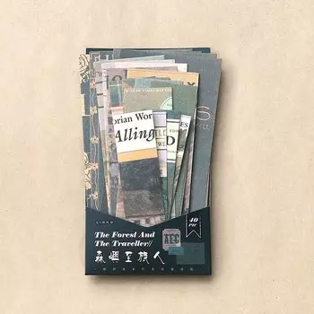 Блокноты Amengguo 40 шт., винтажный набор