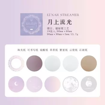 Блокноты Amengguo, винтажная бумага, набор из 19 листов