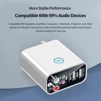 Bluetooth 5,0 беспроводной микрофон U-диск воспроизведение звукового приемника 100 220 в США и ЕС разъем адаптер для динамика