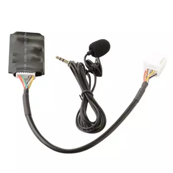 Bluetooth-адаптер AUX для Toyota RAV4, жгут с микрофоном и модулем подключения Bluetooth