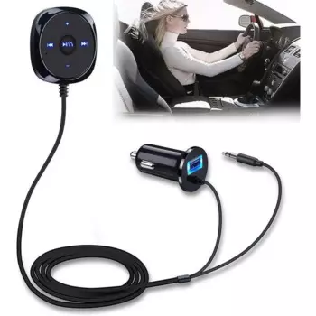 Bluetooth-адаптер для музыкального приемника, автомобильный Bluetooth-приемник с громкой связью 5 В/2,1 а для различных смартфонов с поддержкой Bluetooth-устройств