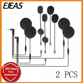 Bluetooth-гарнитура для мотоциклетного шлема 2 в 1 с губками для микрофона из пеноматериала для aoas Q7/Q2/E6/E6 PLUS VNETPHONE V6/V4