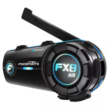 Bluetooth-гарнитура Fodsports FX8 AIR Для мотоциклетного шлема, водонепроницаемое переговорное устройство, FM-радио, 3 стереозвука