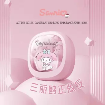 Bluetooth-гарнитура Sanrio с активным шумоподавлением и длительным сроком службы батареи
