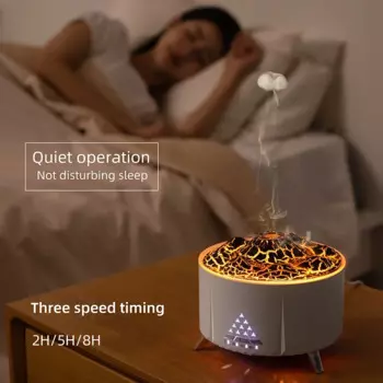 Bluetooth-Колонка Volcano, ароматический увлажнитель воздуха, увлажнители эфирных масел, диффузоры с белым шумом, эффект сна для спальни