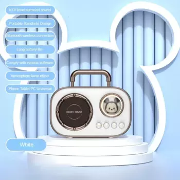 Bluetooth-микрофон, динамик и микрофон, подходит для детской милой мини-колонки