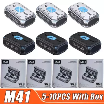 Bluetooth-наушники M41 TWS, умные наушники, беспроводная гарнитура, игровые наушники, оптовая продажа, дисплей, Bluetooth, часы, телефон PK M45