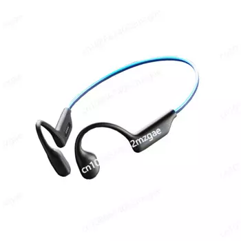 Bluetooth-наушники с костной проводимостью и беспроводной большой батареей, сверхдлительный срок службы батареи, спортивная шея, водонепроницаемая память 64 ГБ