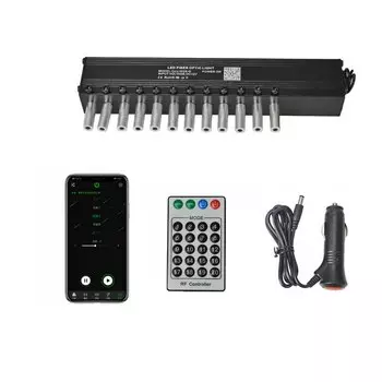 Bluetooth оптоволоконный светильник Ritesdepot 12 LED 3Вт