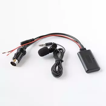 Bluetooth подключения к разъему AUX С микрофоном для Kenwood 13-pin CD стерео Bluetooth модуль Aux приемник адаптер для кабеля