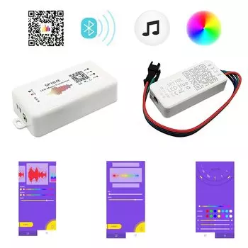 Bluetooth RGB LED контроллер SP110E SP107E