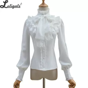 Блузка женская шифоновая с длинным рукавом