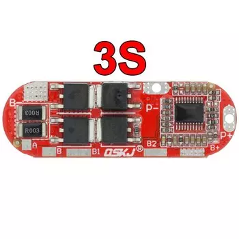 BMS 1S 2S 10A 3S 4S 5S 25A Защитная плата для литиевых аккумуляторов YANXD