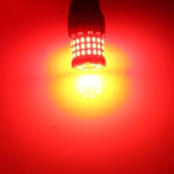 BMTxms 2 шт. P21W BA15S 1156 1157 BAY15D P21/5 Вт светодиодный фонарь заднего хода, стоп-сигнал Canbus для Dacia Duster sandero logan Lodgy