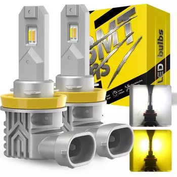 BMTxms 8000LM Canbus H8 H11 H16 Светодиодные противотуманные фары H10 9145 9006 Светодиодные противотуманные фары DRL Дневные фары Белый Желтый Двухцветный переключаемый светодиод 12 В