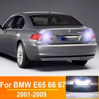 BMW 7 Серии E65 E66 E67 Задний Светодиодный Задний Фонарь Автомобиля 2001-2008 Резервная Лампа Высокой Яркости T15 Интерфейс ...