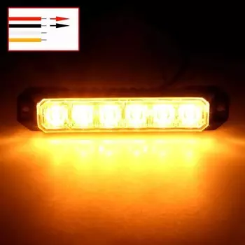 BOGRAND 6-LED Стробоскоп аварийный маяк