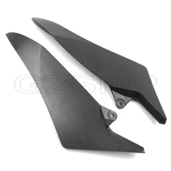 Боковая крышка бака мотоцикла, обтекатель панели, АБС-пластик, черный пластик, подходит для Yamaha YZF R1 2009-2014