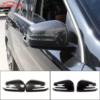 2 шт., боковая крышка зеркала заднего вида из углеродного волокна, накладка для Mercedes Benz G Class W463 ML W166 GL X166 GLS X166 GLE W166 GLE C292