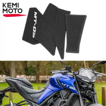 Боковая накладка на топливный бак мотоцикла для YAMAHA MT-03 MT03 2021 2022, нескользящая защита, резиновые наклейки, наколенники, тяговые аксессуары
